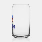 Ik ben met haar Kamala Harris voor President vlind Blikvorm Glas (Links)