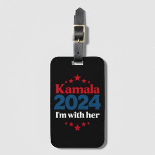 Ik ben met haar Kamala Stem op 2024 President Kama Bagagelabel