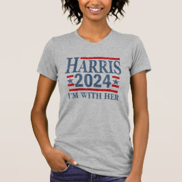 Ik ben met haar Kamala stem voor 2024 President Ha T-shirt