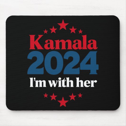 Ik ben met haar Kamala stem voor 2024 President Ka Muismat (Voorkant)