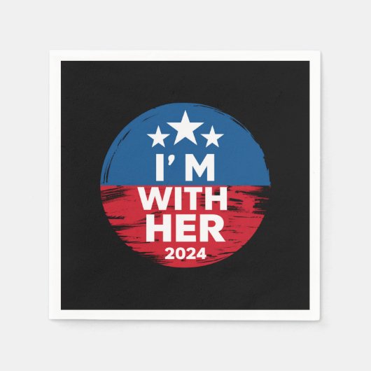 Ik ben met haar Kamala stem voor 2024 President Ka Servet (Voorkant)