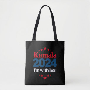 Ik Ben Met Haar Kamala Stem Voor 2024 President Ka Tote Bag