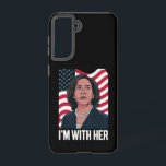 Ik ben met haar Kamala stem voor 2024 President Samsung Galaxy Hoesje<br><div class="desc">Ik ben met haar Kamala stem voor 2024 President</div>