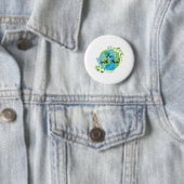 Ik ben met haar ronde button 5,7 cm (In situ)