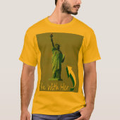 Ik ben met haar! t-shirt (Voorkant)