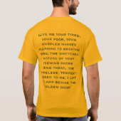 Ik ben met haar! t-shirt (Achterkant)