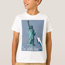 Ik ben met haar! t-shirt