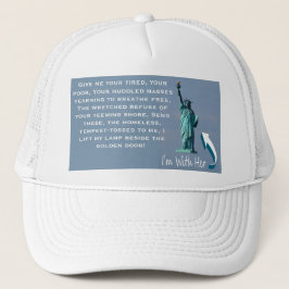 Ik ben met haar! trucker pet