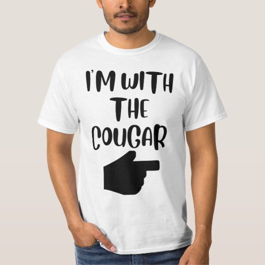 Ik ben met het Cougar T-shirt (Voorkant)