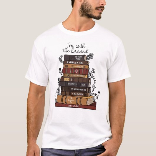 Ik ben met het verboden Shirt, Bookish Shirt (Voorkant)