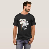 Ik ben met je Marshmallow Campfire Roasting C. T-shirt (Voorkant volledig)