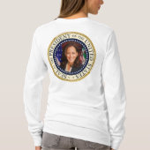 Ik ben met Kamala Emblem Crest T-shirt (Achterkant)