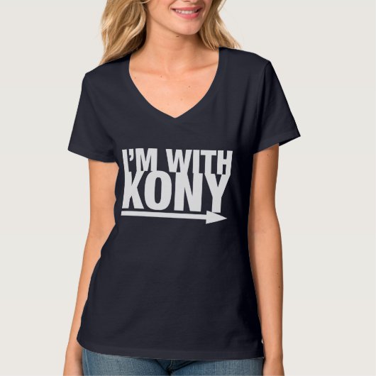 IK BEN MET KONY T-Shirt (Voorkant)