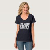 IK BEN MET KONY T-Shirt (Voorkant volledig)