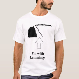 Ik ben met Lemmings T-shirt