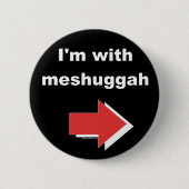 Ik ben met Meshuggah Button (Voorkant)