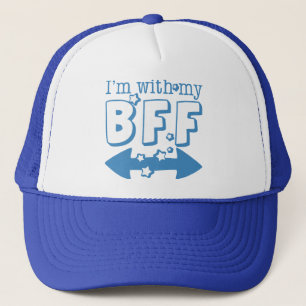 Ik ben met mijn BFF (dubbele pijl) Trucker Pet