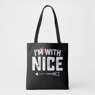 Ik ben met mooie bij elkaar passende Kerstkoppels  Tote Bag