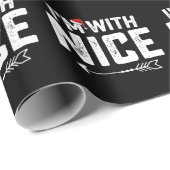 Ik ben met mooie bijpassende kerstkoppels familie cadeaupapier (Rol Hoek)