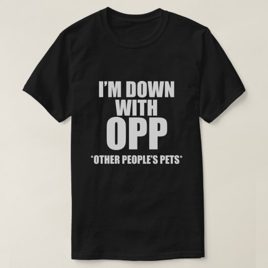 IK BEN MET OPP ANDERE MENSEN'S T-Shirt (Design voorkant)