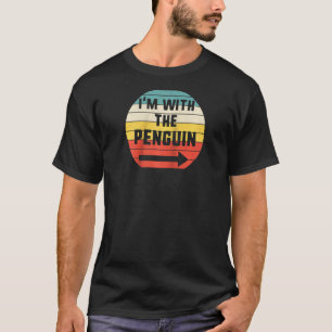 Ik ben met Penguin Halloween die een paar kostuum T-shirt