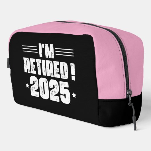 Ik ben met pensioen! 2025 - Feest in stijl Toilettasje (Rechterhoek)
