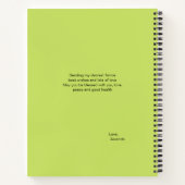 Ik ben met pensioen gegaan in mijn tuin notitieboek (Achterkant)