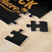 Ik ben met pensioen, het is 5 uur overal Grappig Legpuzzel (Zijkant)