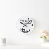 Ik ben met pensioen, het maakt me niet uit. ronde klok (Huis)