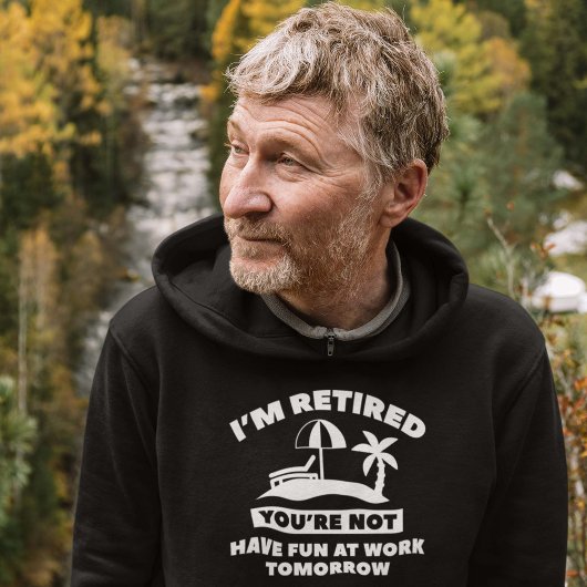 Ik ben met pensioen hoodie
