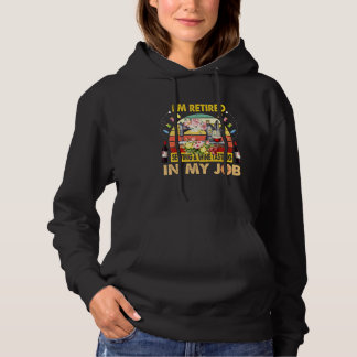 Ik ben met pensioen Naaien en wijnproeven is mijn Hoodie