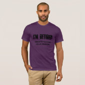 Ik ben met pensioen t-shirt (Voorkant volledig)