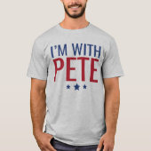 Ik ben met Pete. T-shirt (Voorkant)