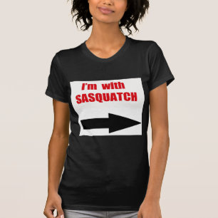 Ik ben met sasquatch t-shirt