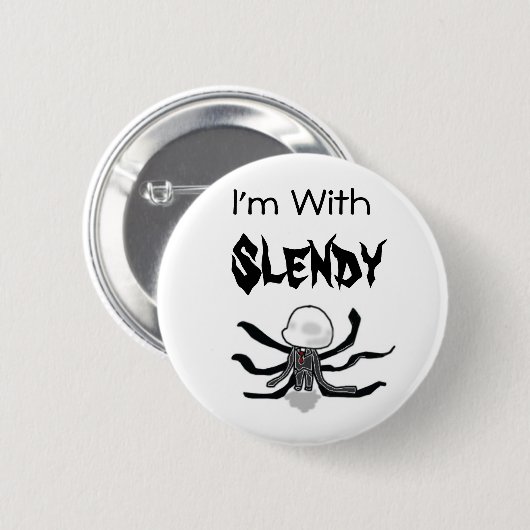 Ik ben met slendy Button (Voorkant /achterkant)