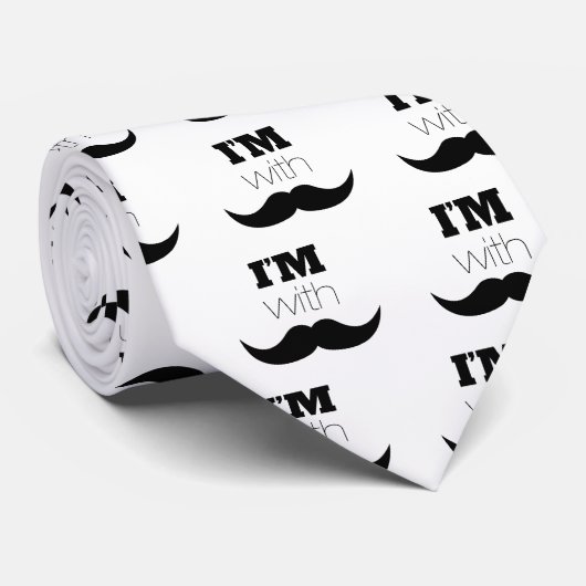 Ik Ben Met Snor Stropdas (Opgerold)