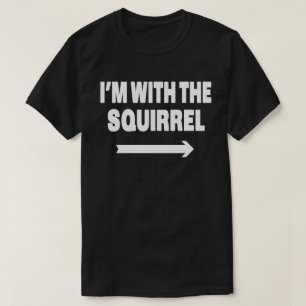Ik ben met Squirrel Funny Matching Halloween Costu T-shirt