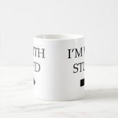 Ik ben met stommerd koffiemok (Center)