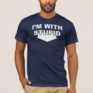 Ik ben met stommerd t-shirt