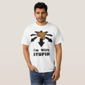 "Ik ben met stoutmoedig" T-shirt (Voorkant volledig)