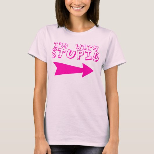 IK BEN MET STUPID T-SHIRT (Voorkant)
