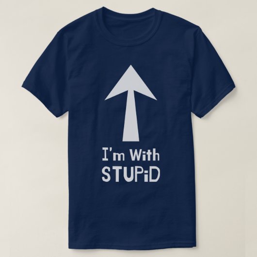 Ik Ben Met Stupid T-shirt (Design voorkant)