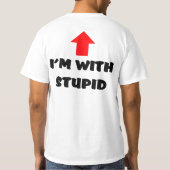 IK BEN MET STUPID T-SHIRT (Achterkant)
