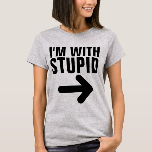 IK BEN MET STUPID T-SHIRTS (Voorkant)