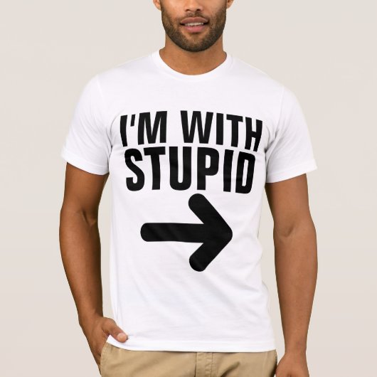 IK BEN MET STUPID T-SHIRTS (Voorkant)