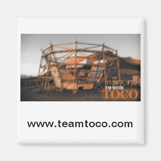Ik ben met Toco Magnet (Zwart)