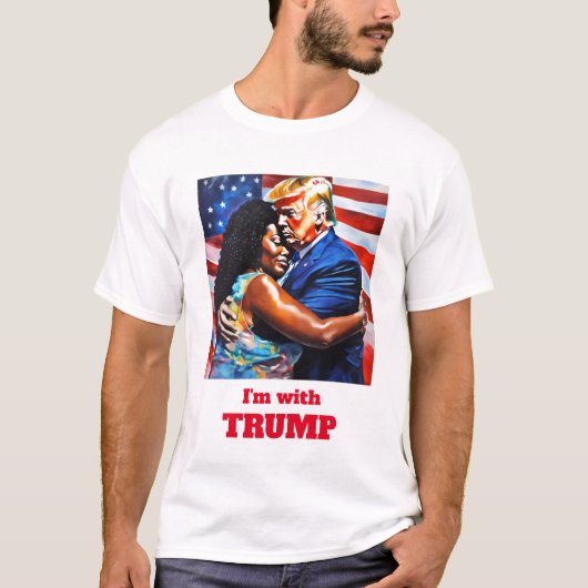 Ik ben met Trump  T-shirt (Voorkant)