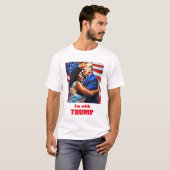 Ik ben met Trump  T-shirt (Voorkant volledig)