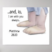 Ik ben met u altijd de eigenschap van het Baby van Poster (Voorkant)