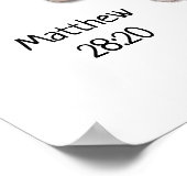 Ik ben met u altijd de eigenschap van het Baby van Poster (Hoek)